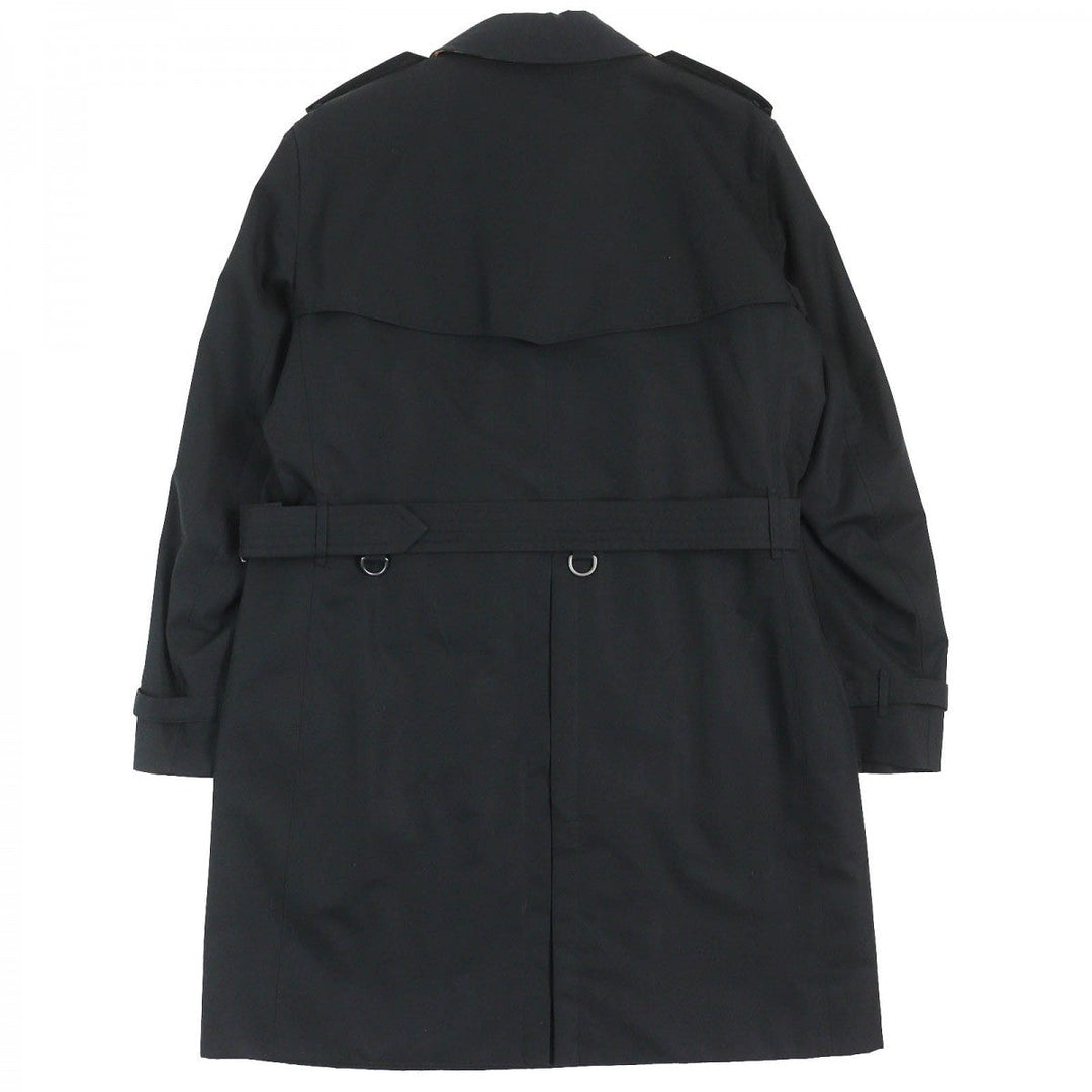 BURBERRY trench coat 8028090 Outer: 100% cotton, Lining: 100% cotton, Sleeve lining: 100% viscose (rayon) black mens 56 Used Authentic