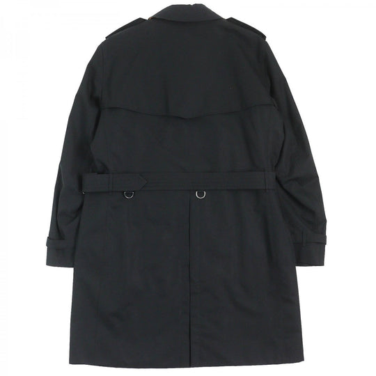 BURBERRY trench coat 8028090 Outer: 100% cotton, Lining: 100% cotton, Sleeve lining: 100% viscose (rayon) black mens 56 Used Authentic