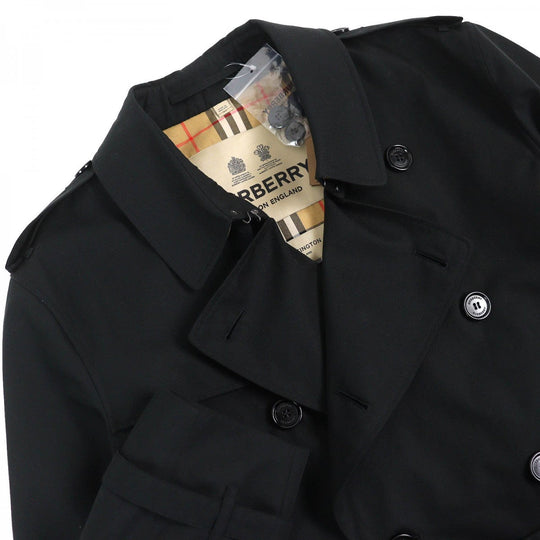 BURBERRY trench coat 8028090 Outer: 100% cotton, Lining: 100% cotton, Sleeve lining: 100% viscose (rayon) black mens 56 Used Authentic