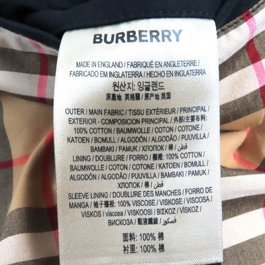BURBERRY trench coat 8028090 Outer: 100% cotton, Lining: 100% cotton, Sleeve lining: 100% viscose (rayon) black mens 56 Used Authentic