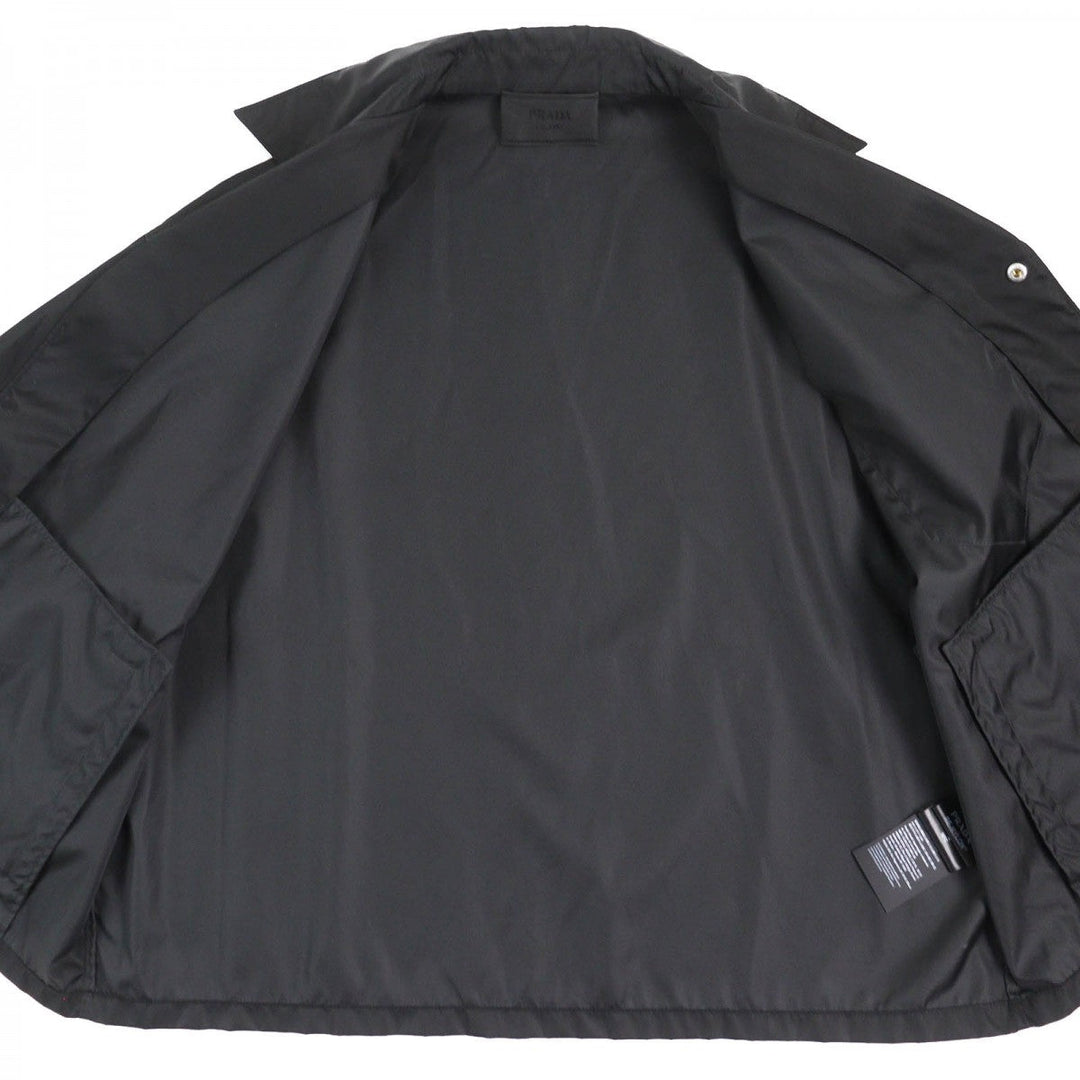 PRADA Short sleeve shirt SC449 Main: 100% recycled polyamide black mens L Used Authentic
