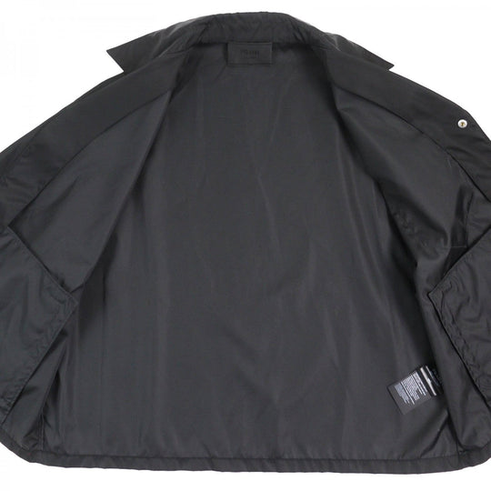 PRADA Short sleeve shirt SC449 Main: 100% recycled polyamide black mens L Used Authentic