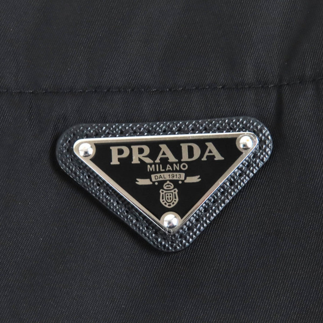 PRADA Short sleeve shirt SC449 Main: 100% recycled polyamide black mens L Used Authentic