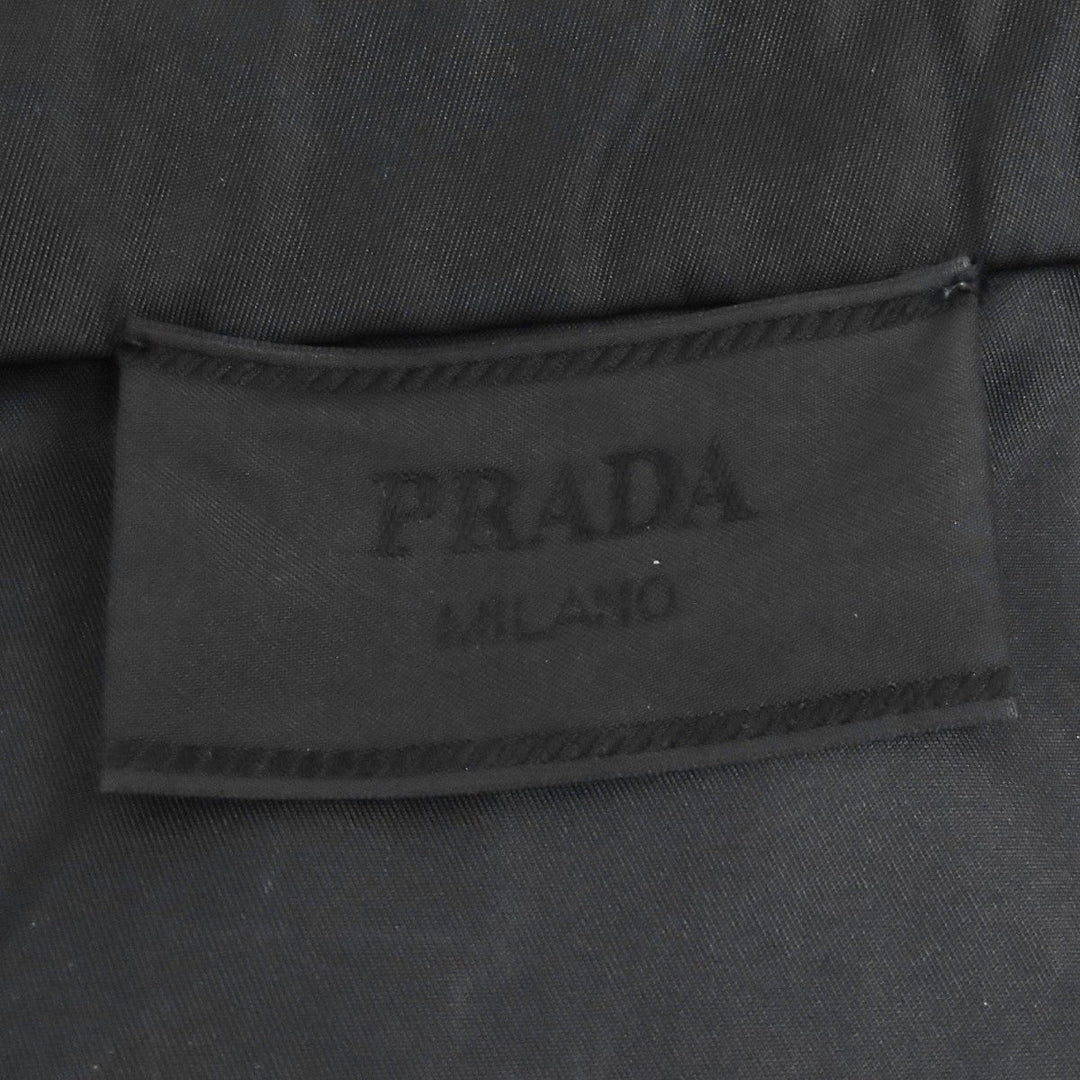 PRADA Short sleeve shirt SC449 Main: 100% recycled polyamide black mens L Used Authentic