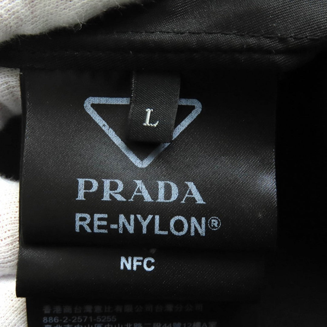 PRADA Short sleeve shirt SC449 Main: 100% recycled polyamide black mens L Used Authentic