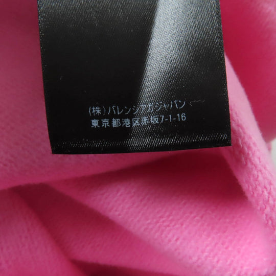 BALENCIAGA Hoodie 578135 Main: 100% cotton pink Women L Used Authentic