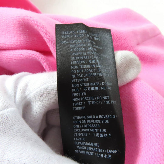 BALENCIAGA Hoodie 578135 Main: 100% cotton pink Women L Used Authentic