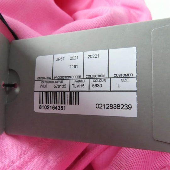 BALENCIAGA Hoodie 578135 Main: 100% cotton pink Women L Used Authentic