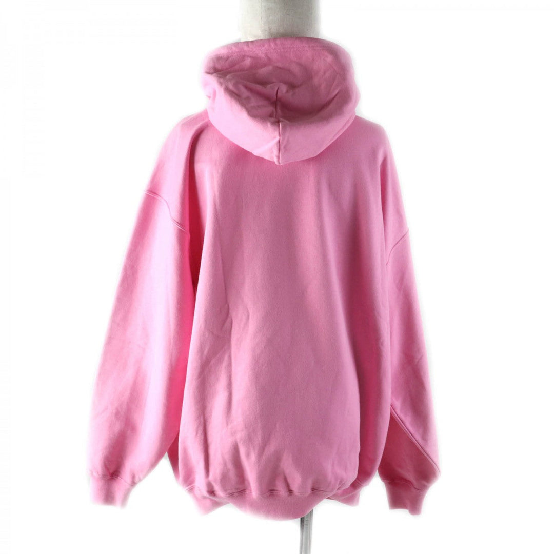 BALENCIAGA Hoodie 578135 Main: 100% cotton pink Women L Used Authentic