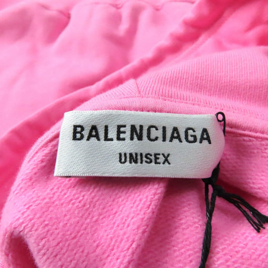 BALENCIAGA Hoodie 578135 Main: 100% cotton pink Women L Used Authentic