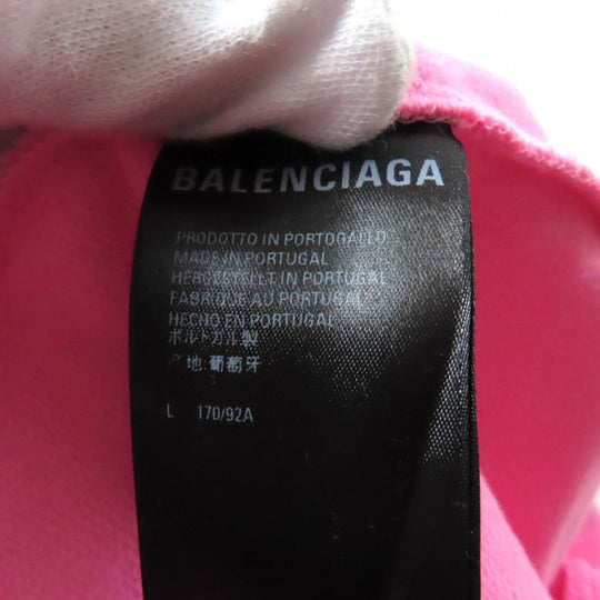 BALENCIAGA Hoodie 578135 Main: 100% cotton pink Women L Used Authentic