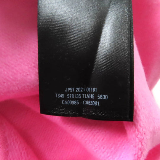 BALENCIAGA Hoodie 578135 Main: 100% cotton pink Women L Used Authentic