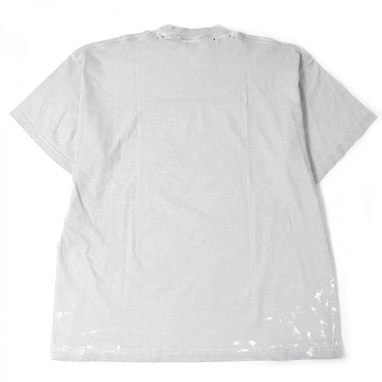 BALENCIAGA Short sleeve T-shirt 694576 Main: 100% cotton, part: 97% cotton, part: 3% polyurethane gray mens 2 Used Authentic