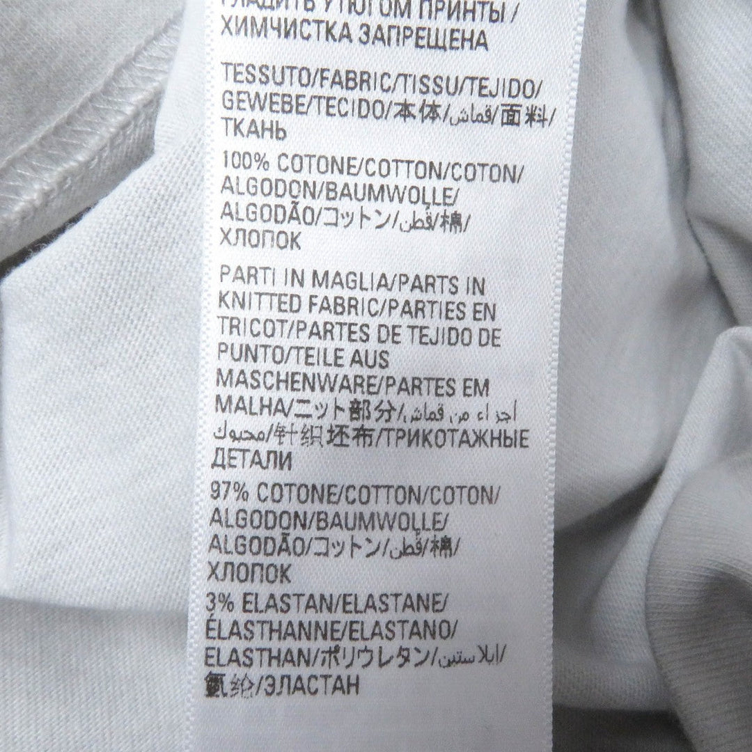 BALENCIAGA Short sleeve T-shirt 694576 Main: 100% cotton, part: 97% cotton, part: 3% polyurethane gray mens 2 Used Authentic