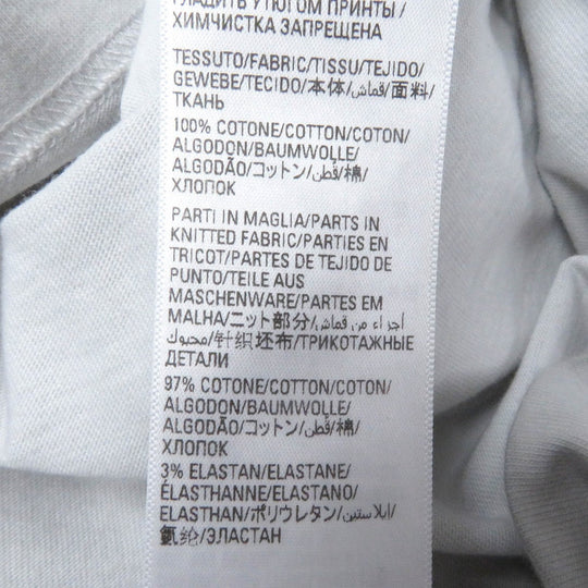 BALENCIAGA Short sleeve T-shirt 694576 Main: 100% cotton, part: 97% cotton, part: 3% polyurethane gray mens 2 Used Authentic