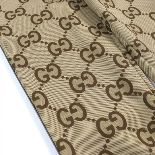 GUCCI Pants 676473 Main: 85% polyester, Main: 15% polyurethane, Part: 93% polyester, Part: 5% nylon, Part: 2% polyurethane Brown type All-over pattern mens XS Used Authentic