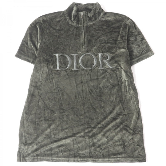 Dior HOMME Short sleeve shirt 943J654A0585 Main: 71% rayon, Main: 29% polyester, Part: 100% rayon khaki mens L Used Authentic