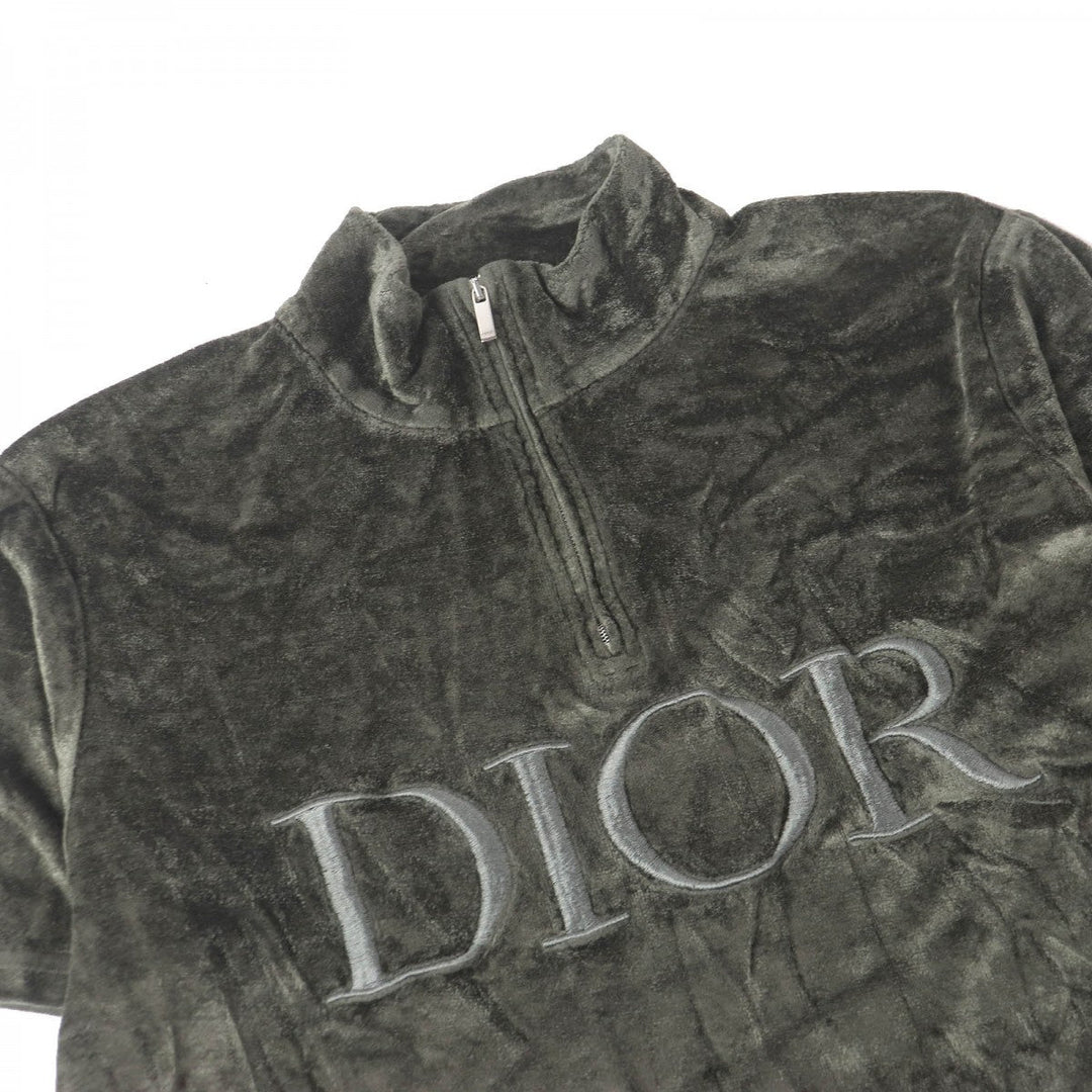Dior HOMME Short sleeve shirt 943J654A0585 Main: 71% rayon, Main: 29% polyester, Part: 100% rayon khaki mens L Used Authentic
