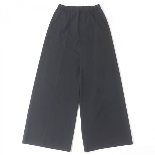 MM6 Maison Margiela Pants S52KA0410 Main: 94% polyester, Main: 6% polyurethane, Part: 100% rayon black WIDE LEG PANTS mens 44 Used Authentic