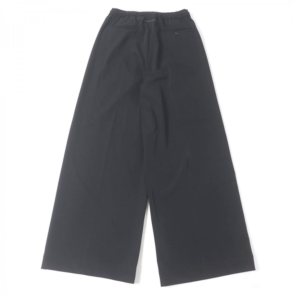 MM6 Maison Margiela Pants S52KA0410 Main: 94% polyester, Main: 6% polyurethane, Part: 100% rayon black WIDE LEG PANTS mens 44 Used Authentic