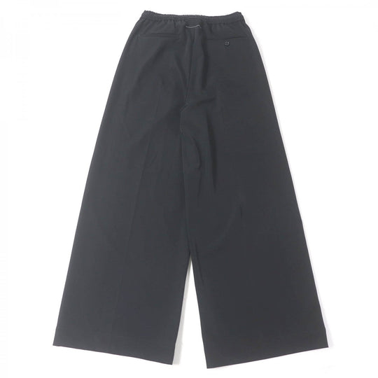 MM6 Maison Margiela Pants S52KA0410 Main: 94% polyester, Main: 6% polyurethane, Part: 100% rayon black WIDE LEG PANTS mens 44 Used Authentic