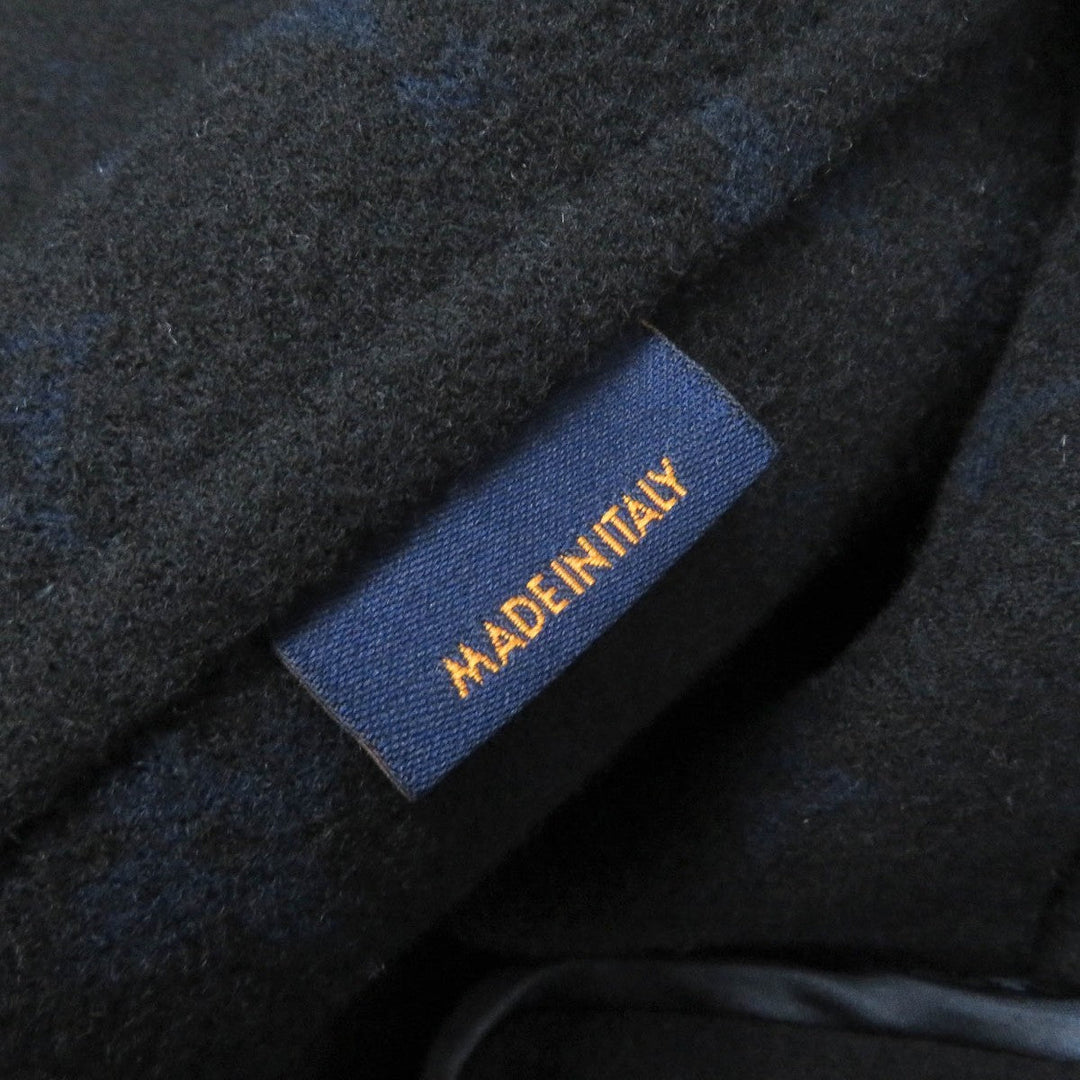 LOUIS VUITTON Chester coat Outer: 100% wool, Lining: 72% cupra, Lining: 28% cotton Navy mens 52 Used Authentic