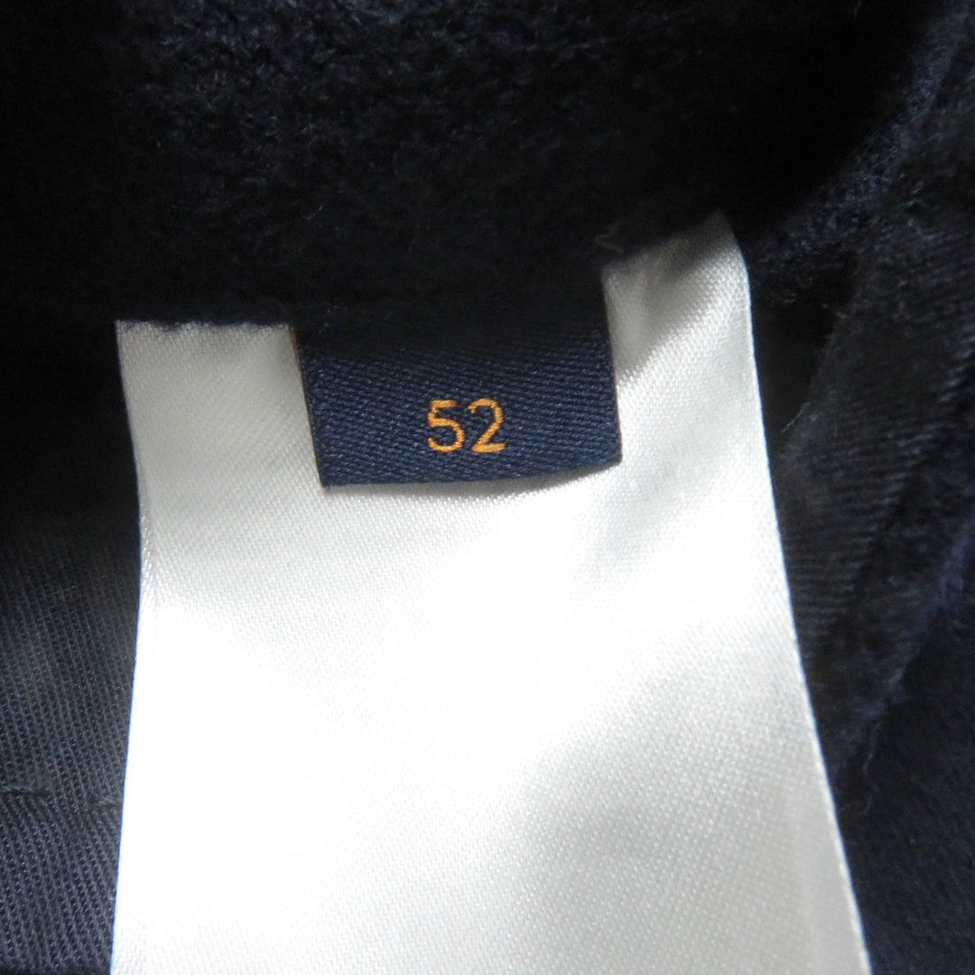 LOUIS VUITTON Chester coat Outer: 100% wool, Lining: 72% cupra, Lining: 28% cotton Navy mens 52 Used Authentic