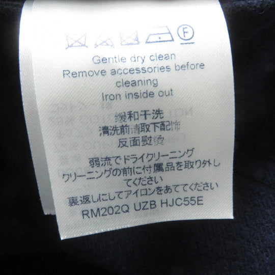 LOUIS VUITTON Chester coat Outer: 100% wool, Lining: 72% cupra, Lining: 28% cotton Navy mens 52 Used Authentic