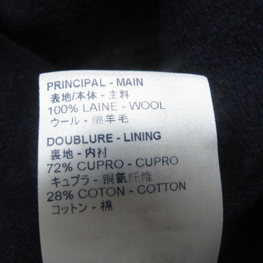 LOUIS VUITTON Chester coat Outer: 100% wool, Lining: 72% cupra, Lining: 28% cotton Navy mens 52 Used Authentic