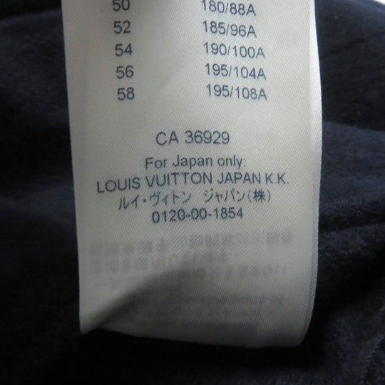 LOUIS VUITTON Chester coat Outer: 100% wool, Lining: 72% cupra, Lining: 28% cotton Navy mens 52 Used Authentic