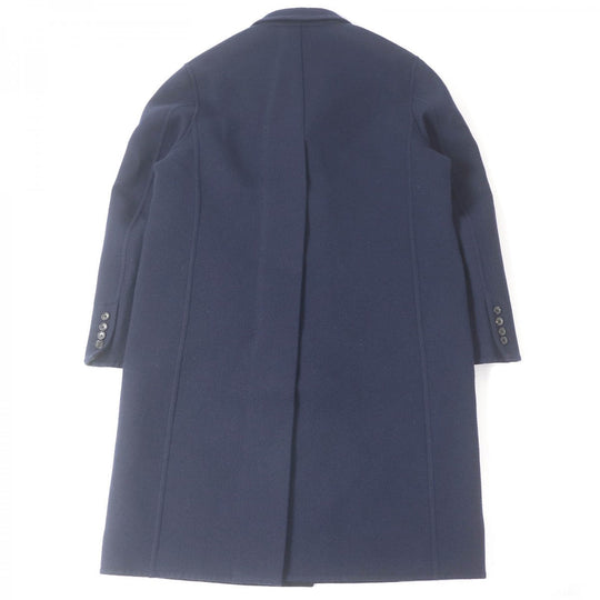 LOUIS VUITTON Chester coat Outer: 100% wool, Lining: 72% cupra, Lining: 28% cotton Navy mens 52 Used Authentic