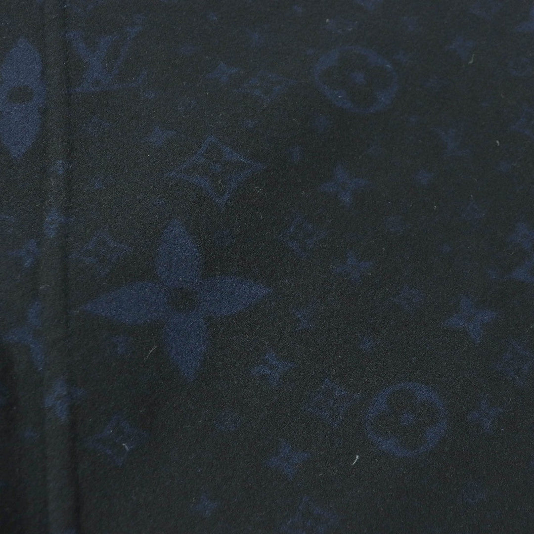 LOUIS VUITTON Chester coat Outer: 100% wool, Lining: 72% cupra, Lining: 28% cotton Navy mens 52 Used Authentic