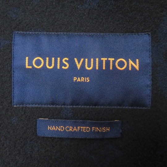 LOUIS VUITTON Chester coat Outer: 100% wool, Lining: 72% cupra, Lining: 28% cotton Navy mens 52 Used Authentic