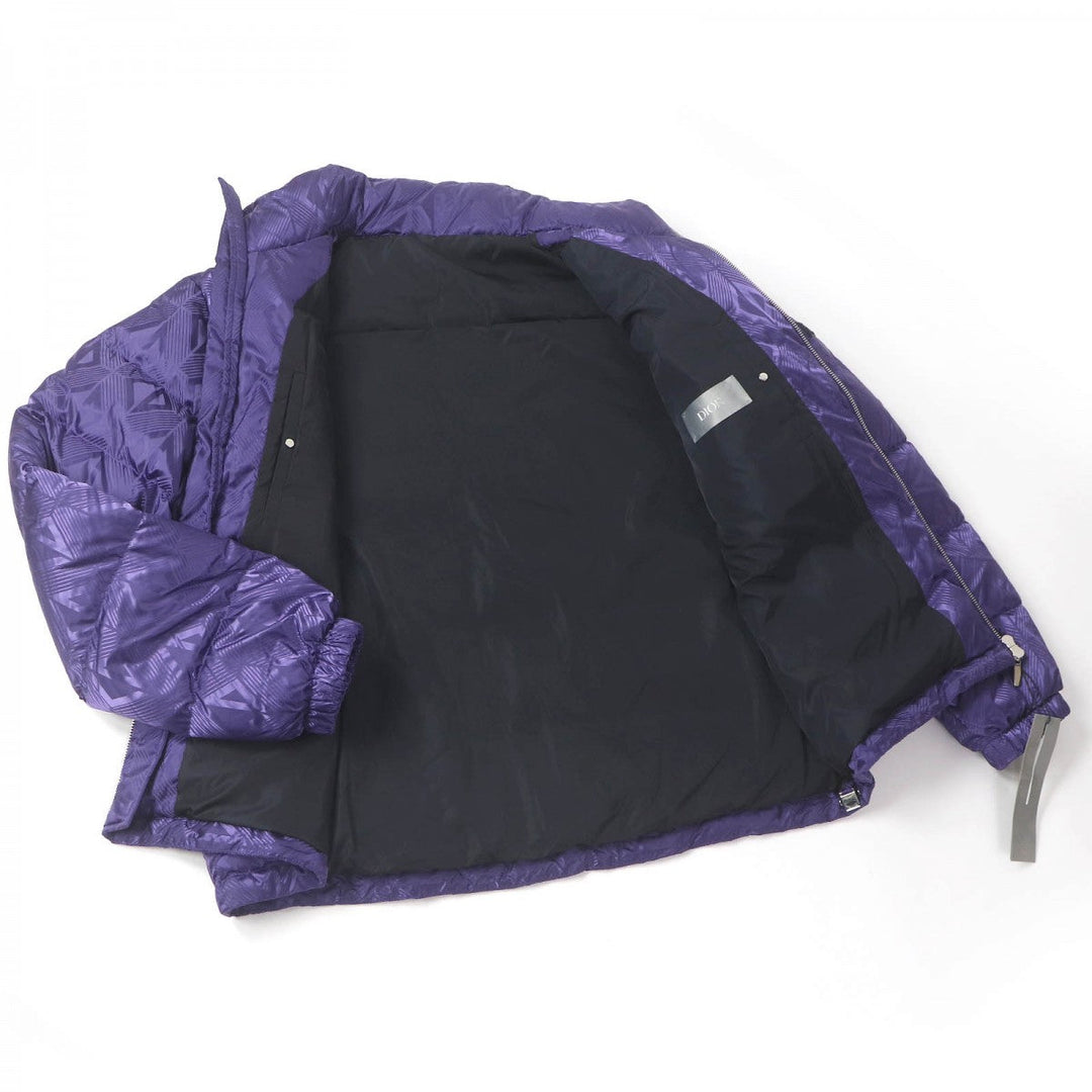 Dior HOMME Down jacket 943C449C5711 Main: 100% nylon, part: 50% nylon, part: 50% polyvinyl chloride, part: 100% polyester, filling: 90% down purple mens 58 Used Authentic