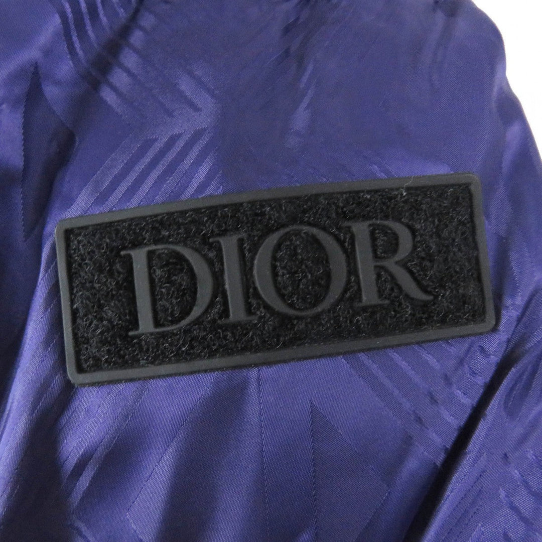 Dior HOMME Down jacket 943C449C5711 Main: 100% nylon, part: 50% nylon, part: 50% polyvinyl chloride, part: 100% polyester, filling: 90% down purple mens 58 Used Authentic