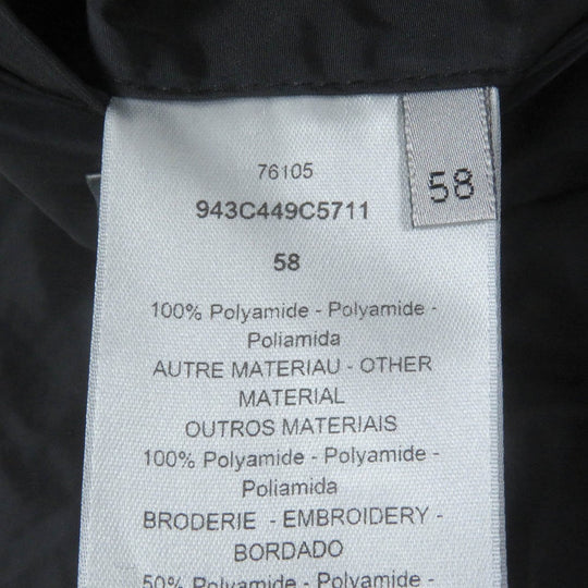 Dior HOMME Down jacket 943C449C5711 Main: 100% nylon, part: 50% nylon, part: 50% polyvinyl chloride, part: 100% polyester, filling: 90% down purple mens 58 Used Authentic