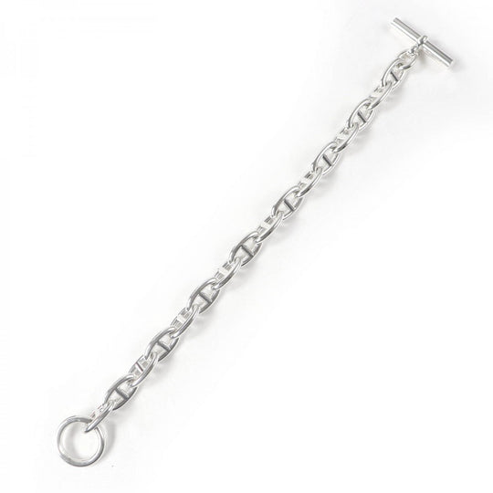 HERMES bracelet Main�FAG925 Silver mens Used Authentic