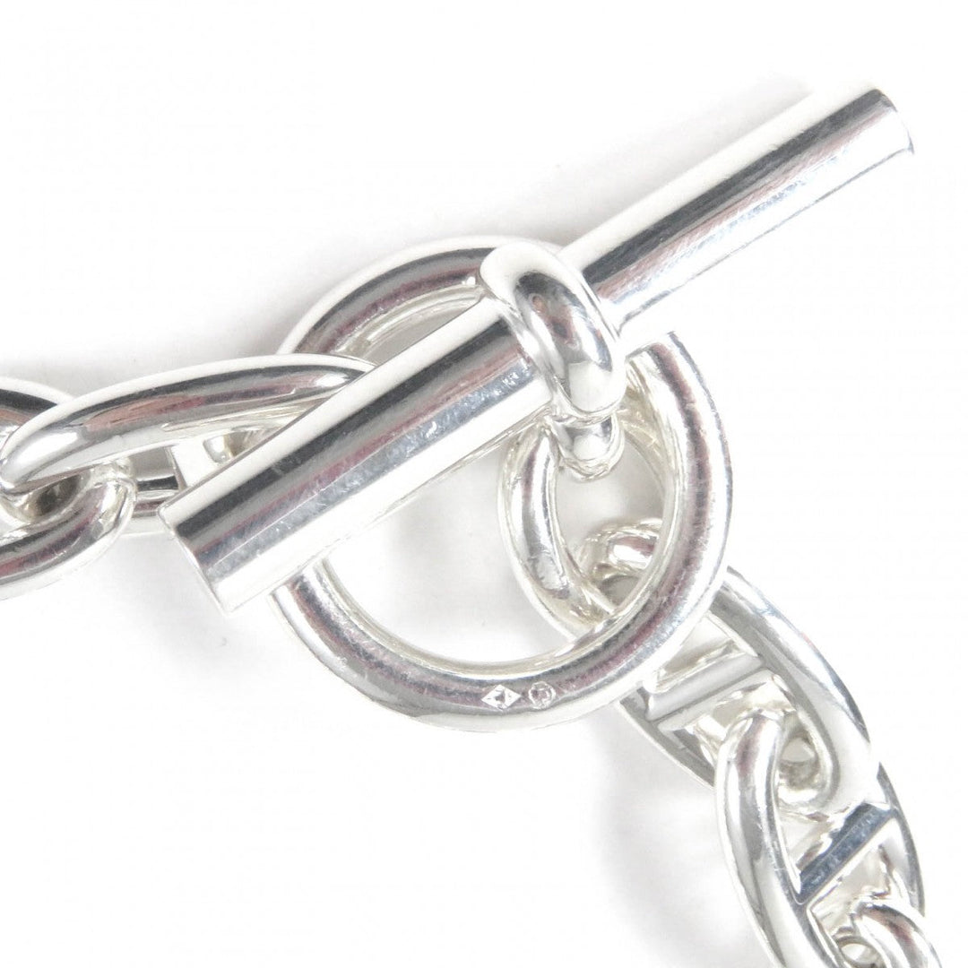 HERMES bracelet Main�FAG925 Silver mens Used Authentic