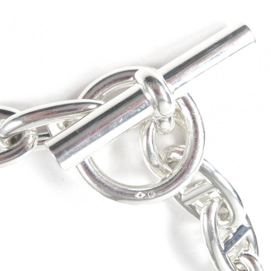 HERMES bracelet Main�FAG925 Silver mens Used Authentic