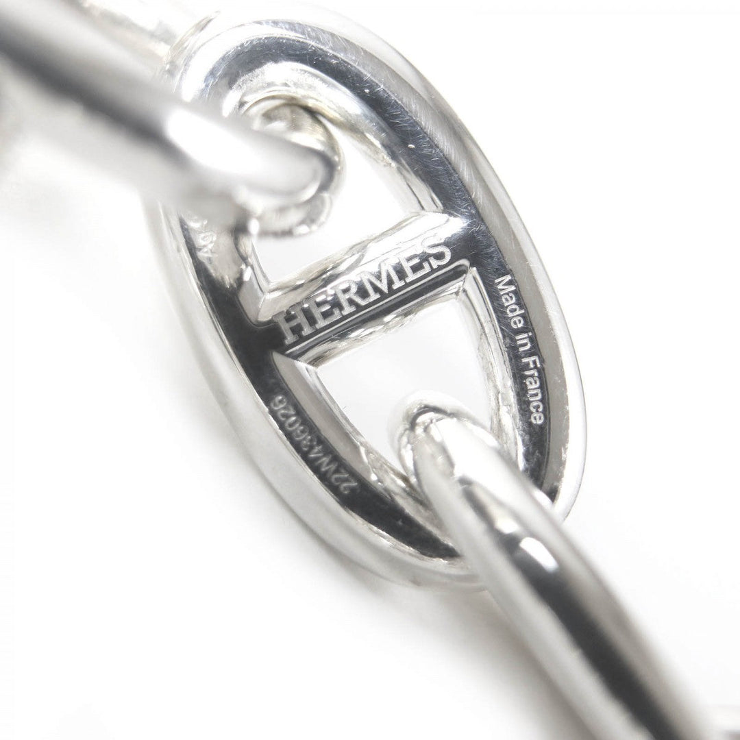 HERMES bracelet Main�FAG925 Silver mens Used Authentic