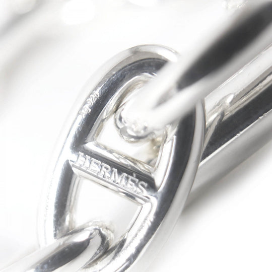 HERMES bracelet Main�FAG925 Silver mens Used Authentic