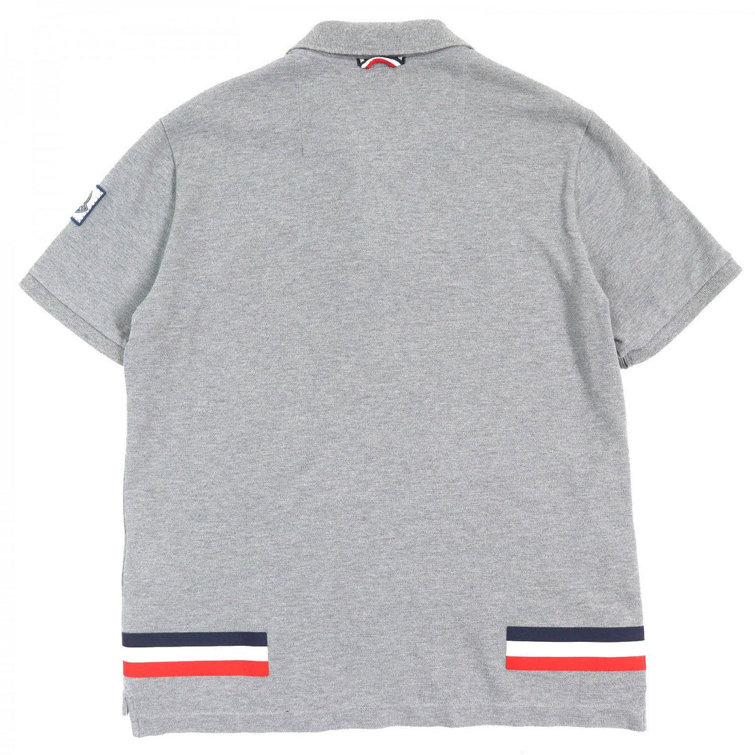 MONCLER GAMME BLEU Short sleeve polo shirt C13918316800 cotton gray MAGLIA POLO L