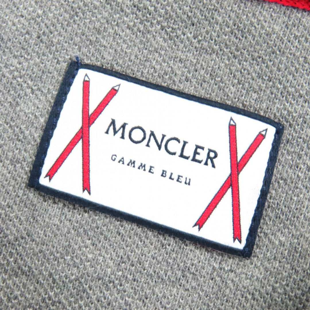 MONCLER GAMME BLEU Short sleeve polo shirt C13918316800 cotton gray MAGLIA POLO L