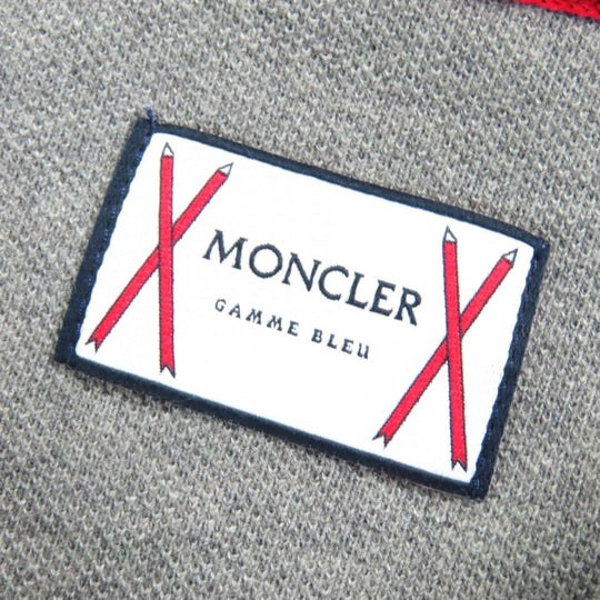 MONCLER GAMME BLEU Short sleeve polo shirt C13918316800 cotton gray MAGLIA POLO L