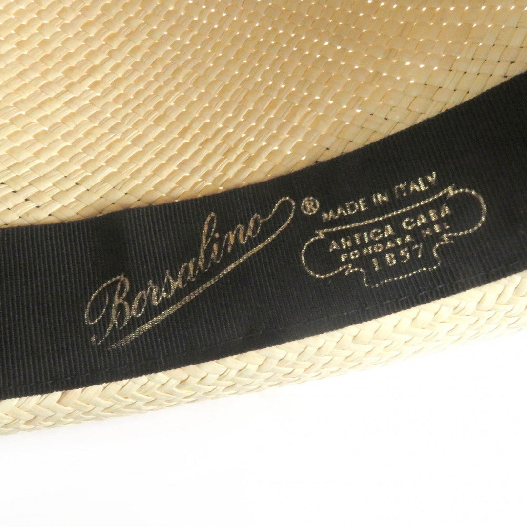 Borsalino hat straw natural