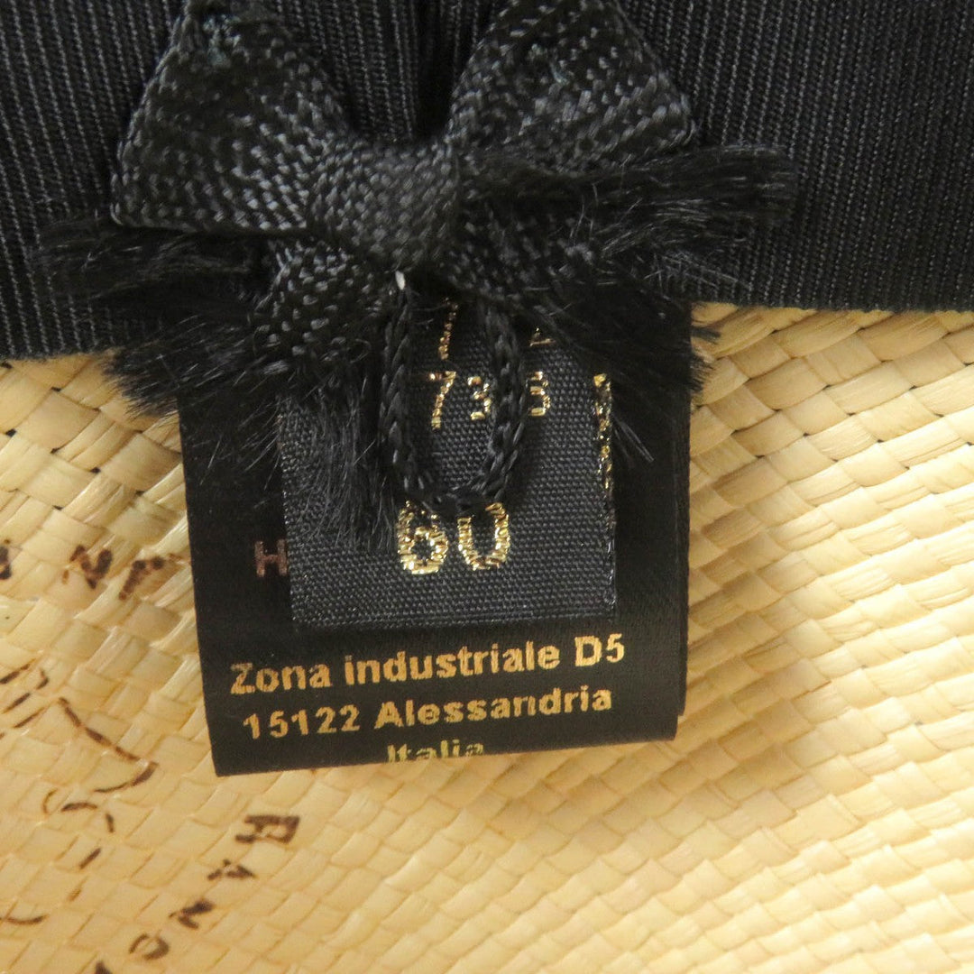 Borsalino hat straw natural