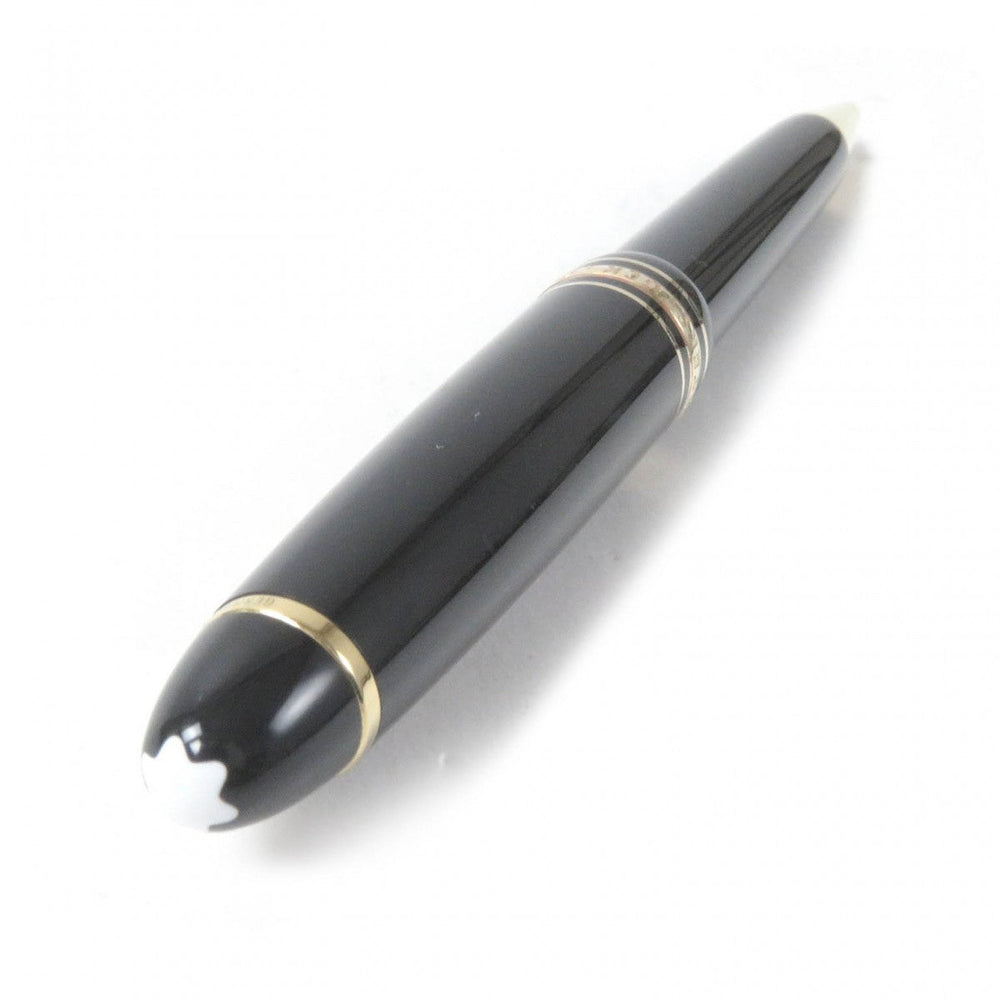 MONTBLANC Ballpoint pen Main: Precious resin Black gold mens Used Authentic