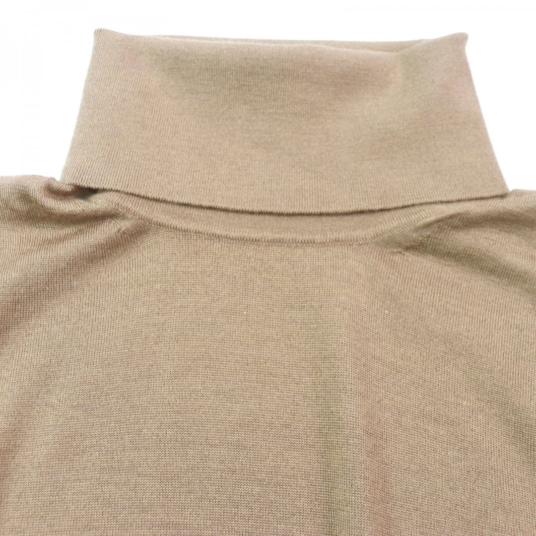 SAINT LAURENT PARIS sweater 752350 Main: 35% wool, Main: 35% cashmere, Main: 30% silk, Part: 33% wool, Part: 33% cashmere Brown mens XL Used Authentic