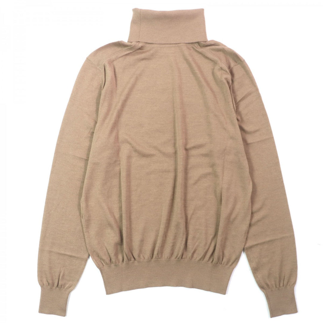 SAINT LAURENT PARIS sweater 752350 Main: 35% wool, Main: 35% cashmere, Main: 30% silk, Part: 33% wool, Part: 33% cashmere Brown mens XL Used Authentic