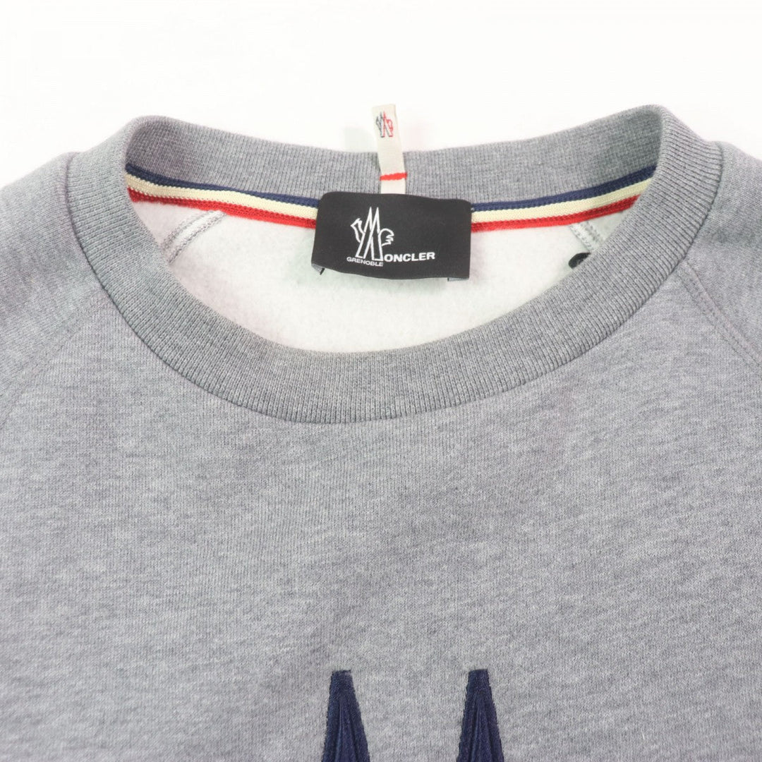 MONCLER GRENOBLE  sweat cotton gray M
